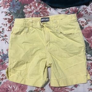 Yellow Romy and Askel kids Shorts